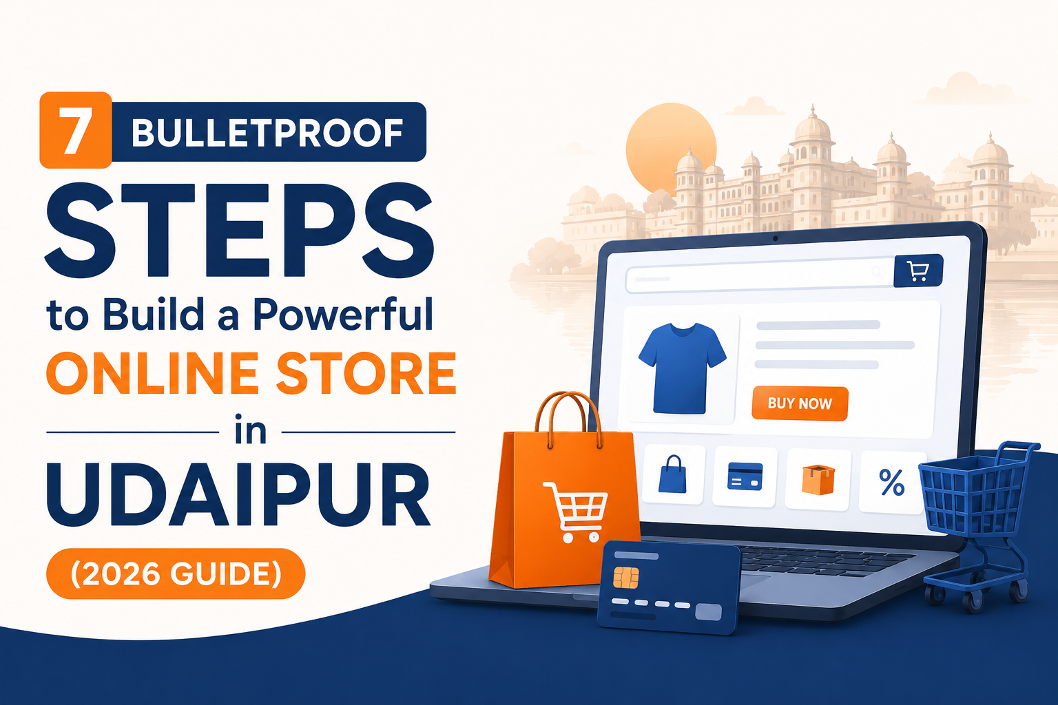 7 Bulletproof Steps to Build a Powerful Online Store in Udaipur by Enlight Web Services
