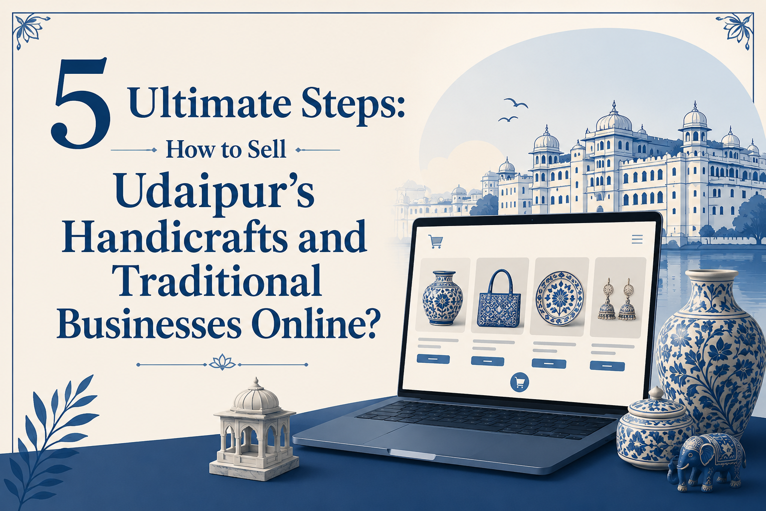 5 Ultimate Steps on How to Sell Udaipur Handicrafts Online